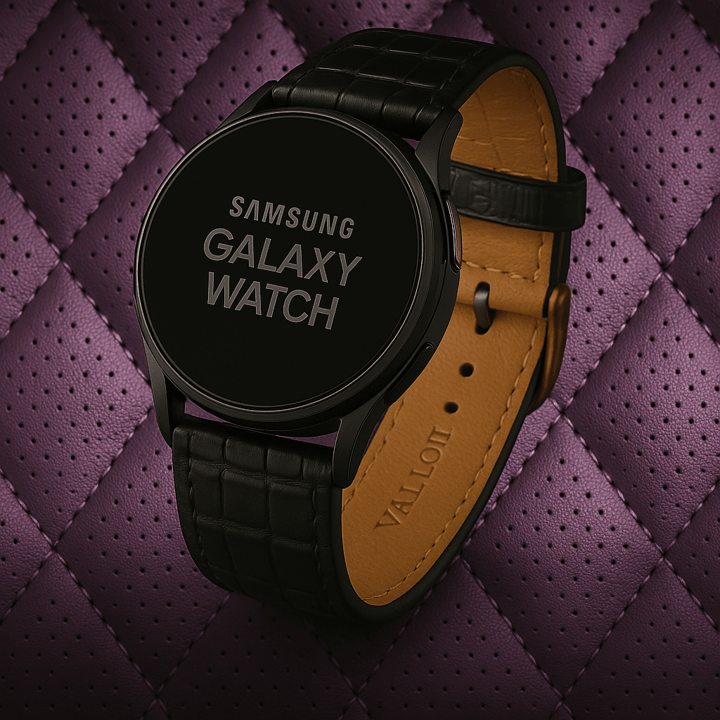 Valloir Imperator Luxus-Armband für Smartwatch aus Nil-Krokodilleder